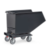Fetra kantelbare afvalbak met aftapkraan bakmaat 1214 x 669 x 708 mm (met onderstel) 4702A-7016 439051 - 2