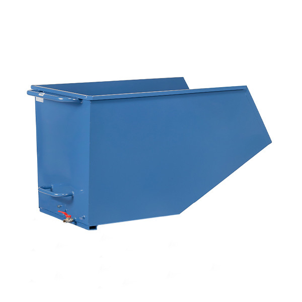 Fetra kantelbare afvalbak met aftapkraan bakmaat 1214 x 669 x 708 mm (zonder onderstel) 4702A 439050 - 1