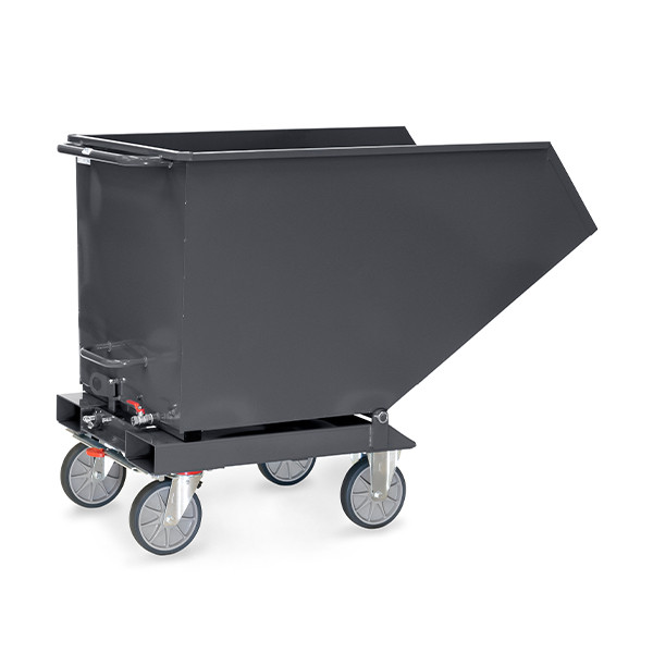 Fetra kantelbare afvalbak met aftapkraan bakmaat 1321 x 794 x 735 mm (met onderstel) 4703A-7016 439054 - 2