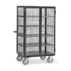 Fetra kastwagen met spanjoletsluiting met laadvlak van 1200 x 780 mm zwart/grijs 5393-7016 439047 - 1