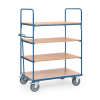 Fetra lage etagewagen met 4 etages met laadvlak van 1200 x 800 mm 8303 439024 - 1