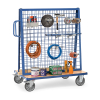 Fetra materiaalwagen met laadvlak van 1200 x 800 mm met TPE rubberen banden 1301 439089 - 2