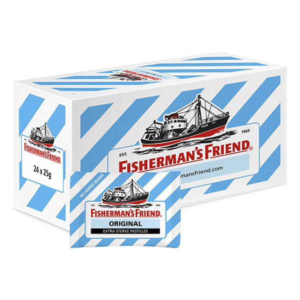 Fisherman's Friend Original Extra Sterke Menthol suikervrij (24 stuks) 458020 423715 - 2