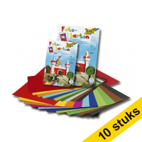 Aanbieding: 10x Folia gekleurd fotokarton 22 x 33 cm (10 vellen)