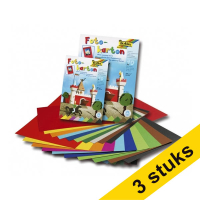 Aanbieding: 3x Folia gekleurd fotokarton 22 x 33 cm (10 vellen) 303179