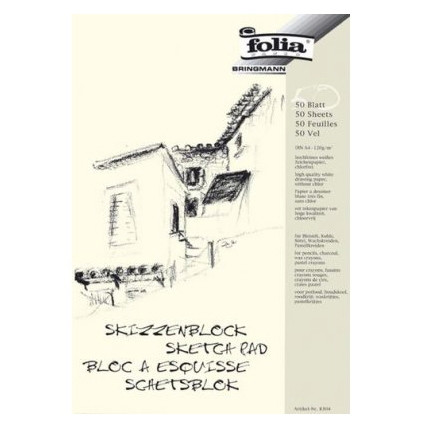 Folia blanco schetsblok A4 50 vellen (120 g/m²) 8304 222105 - 1
