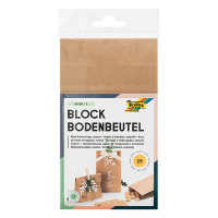 Folia cadeau zakjes papier naturel 100 x 175 x 55 mm (15 stuks) 41110 222336