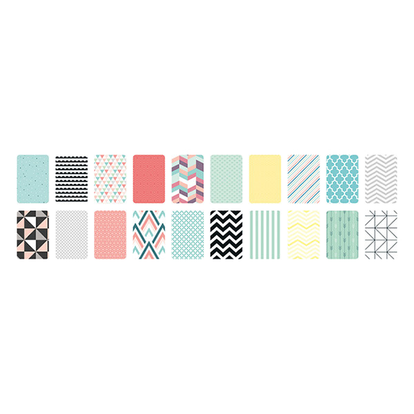 Folia designpapierblok geometrie 24 x 34 cm (20 vellen) 48449 222127 - 2