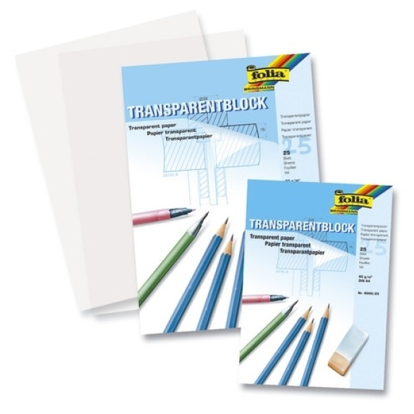 Folia transparant papier (25 vellen) FO-8000/25 222104 - 1