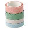 Folia washi tape pastel (4 stuks)