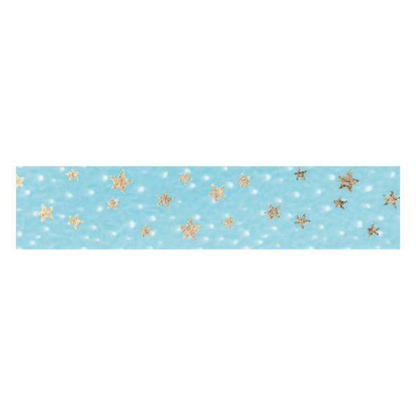 Folia washi tape sterren goud (15 mm x 5 m) 26115 222235 - 1