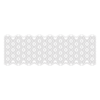 Folia washi tape witte bloemen (50 mm x 5 m) 29101 222242