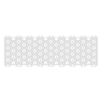 Folia washi tape witte bloemen (50 mm x 5 m) 29101 222242