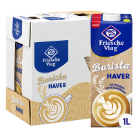 Friesche Vlag Barista Haver plantaardige opschuimmelk 1 liter (6 stuks)
