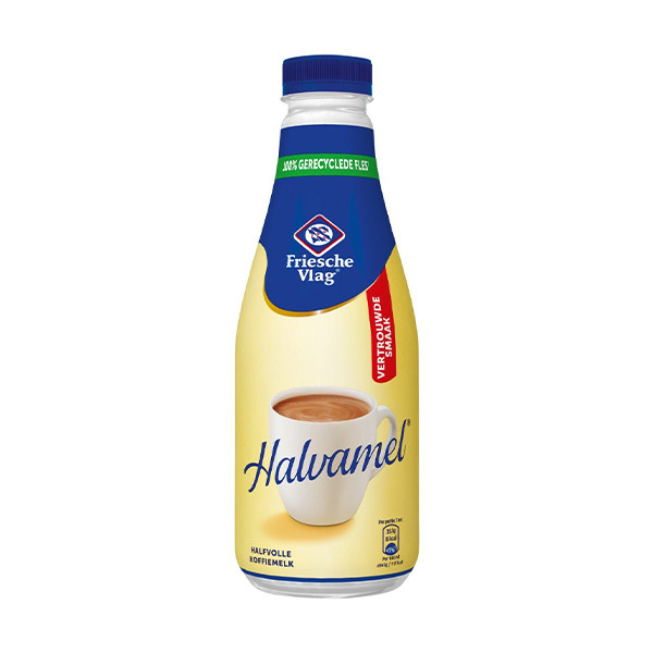 Friesche Vlag Halvamel koffiemelk PET-fles 500 ml 422853 - 1