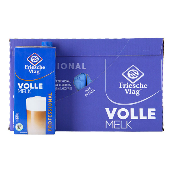 Friesche Vlag volle melk 1l (12 stuks) 422850 - 1