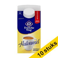 Friesche vlag Aanbieding: 10x Friesche Vlag Halvamel koffiemelk 455 ml  423460