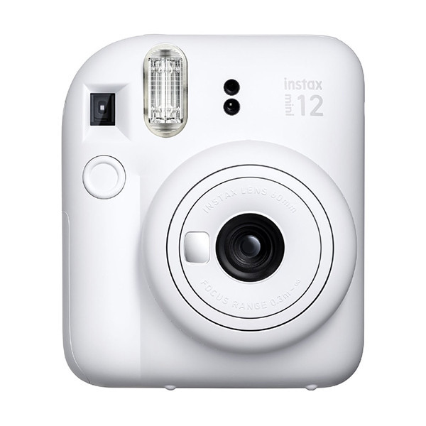 Fujifilm instax mini 12 White bundel met White case en 20 vellen papier