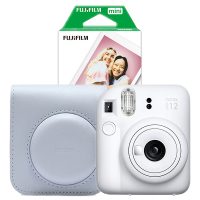 Fujifilm instax mini 12 White bundel met White case en 20 vellen papier 150885