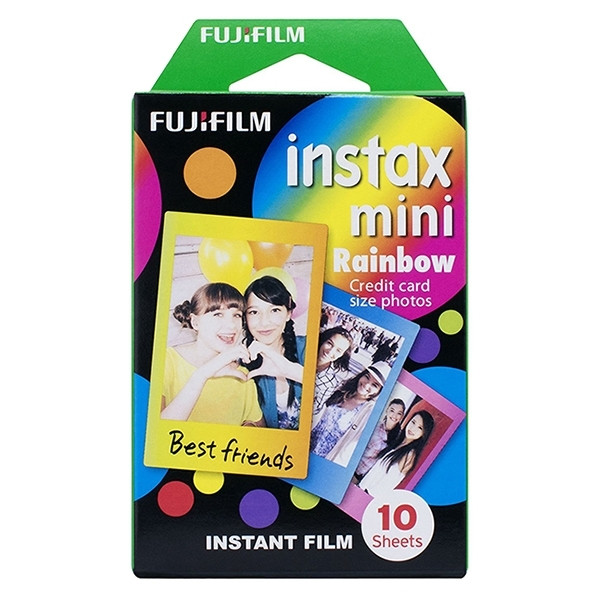 Fujifilm instax mini film Rainbow (10 vellen) 16276405 150820 - 1