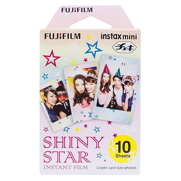 Onaangenaam dichtbij Begeleiden Fujifilm instax mini film Shiny Star (10 vellen) FujiFilm 123inkt.be