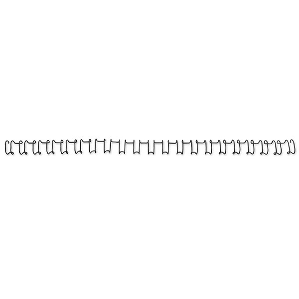 GBC IB1651 metalen draadrug 8 mm zwart (100 stuks) IB165122 207214 - 1