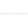 GBC IB1652 metalen draadrug 10 mm wit (100 stuks)
