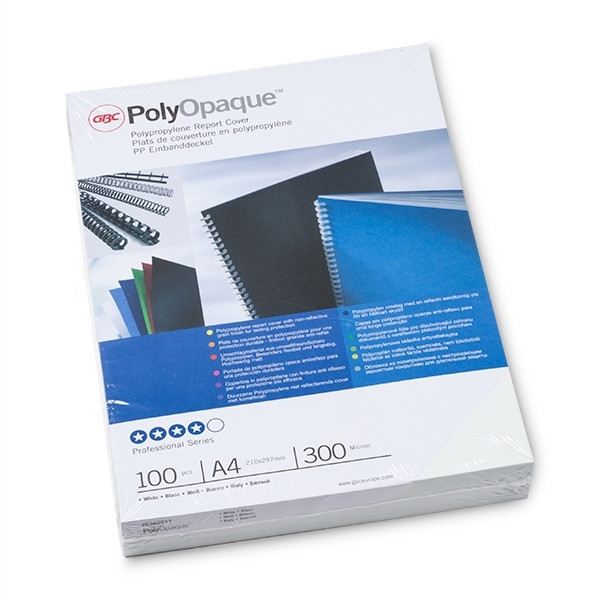 GBC IB386817 PolyOpaque bindomslagen 300 micron wit (100 stuks) IB386817 207460 - 1