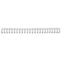GBC RG8104 metalen draadrug 6 mm zilver (100 stuks) RG810497 207248