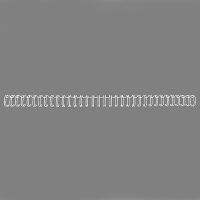 GBC RG8105 metalen draadrug 8 mm wit (100 stuks) RG810570 207252