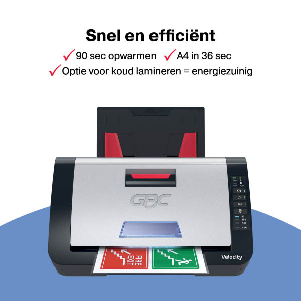 GBC Velocity semiautomatisch A4-lamineerapparaat 208305 - 3