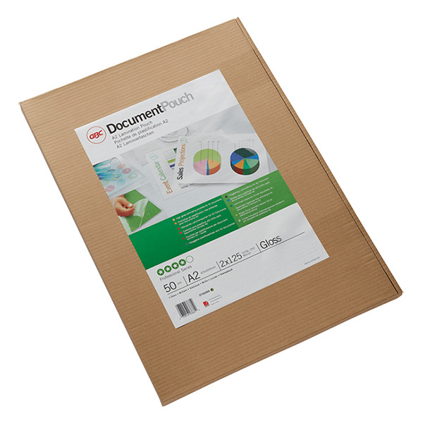 GBC document lamineerhoes A2 glanzend 2x125 micron (50 stuks) 3745099 207611 - 1