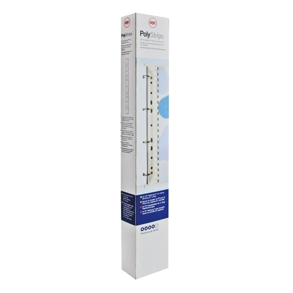 GBC filestrip polypropyleen 21-gaats zwart A4 (100 stuks) IB195020 207856 - 1