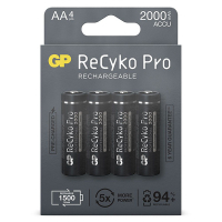 GP 2000 ReCyko Pro Oplaadbare AA / HR06 Ni-Mh Batterij (4 stuks) AA HR06 HR6 AGP00101