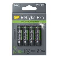 GP 2000 ReCyko Pro Photo Flash oplaadbare AA / HR06 Ni-Mh batterij (4 stuks) AGP00120