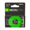 GP 2000 ReCyko Pro oplaadbare AA / HR06 Ni-Mh batterij (4 stuks)