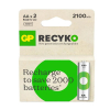 GP 2100 ReCyko oplaadbare AA / HR06 Ni-Mh batterij (2 stuks)