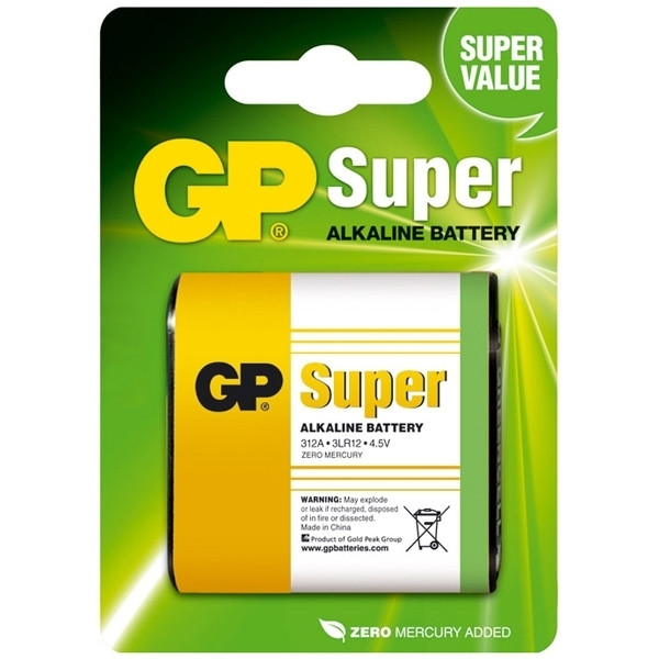 GP 3LR12 super alkaline batterij 1 stuk GP312A 215122 - 1