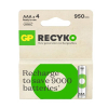 GP 950 ReCyko oplaadbare AAA / HR03 Ni-Mh batterij (4 stuks)