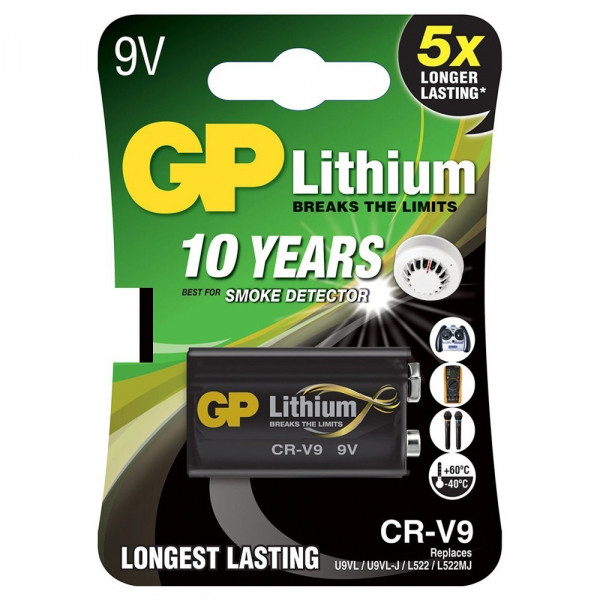 GP CR-V9 Lithium batterij 1 stuk GPCRV9 215120 - 1