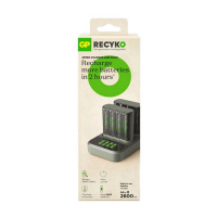 GP Dock Snellader + GP 2600 ReCyko oplaadbare AA / HR06 Ni-Mh Batterij (8 stuks) AGP00106