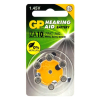 GP PR70 gehoorapparaat batterij 6 stuks (geel) 215136 - 1