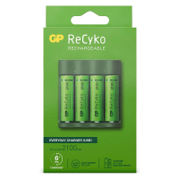 GP USB Basislader + GP 2100 ReCyko Oplaadbare AA / HR06 Ni-Mh batterij (4 stuks) AA AAA HR03 HR06 AGP00104