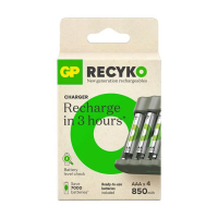 GP USB Basislader + GP 850 ReCyko oplaadbare AAA / HR03 Ni-Mh Batterij (4 stuks) AGP00100