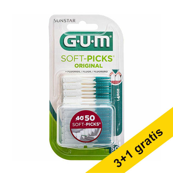 Aanbieding: 4x GUM Soft-Picks Original Large (50 stuks) SGU00141 - 1
