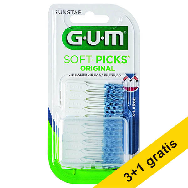 Aanbieding: 4x GUM Soft-Picks Original X-Large (40 stuks) SGU00142 - 1