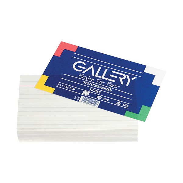 Gallery systeemkaart gelijnd 125 x 75 mm (100 stuks) 19110 206467 - 1