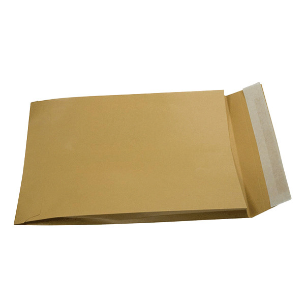 Gallery zak-envelop met balg bruin 250 x 350 x 40 mm - zelfklevend (250 stuks) 017056 209426 - 1