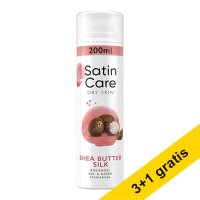 Aanbieding: 4x Gillette Satin Care Droge Huid Shea Butter Silk scheergel (200 ml) SGI00287