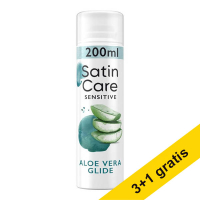 Aanbieding: 4x Gillette Satin Care Sensitive scheergel (200 ml) SGI00288